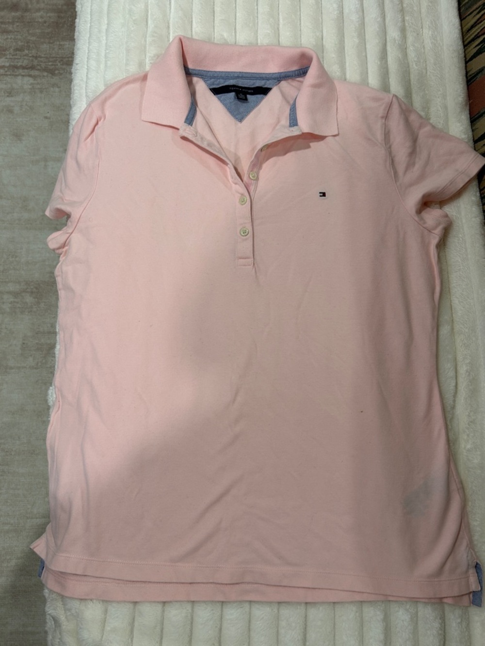 Tommy Hilfiger Light Pink Women's Button-Down Polo